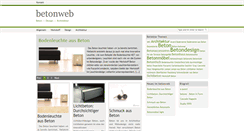 Desktop Screenshot of betonweb.de