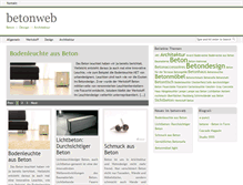Tablet Screenshot of betonweb.de